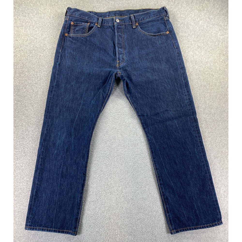 Levis 501 XX Jeans Mens 38x30 Dark Wash Blue Denim Button Fly 100% Cotton